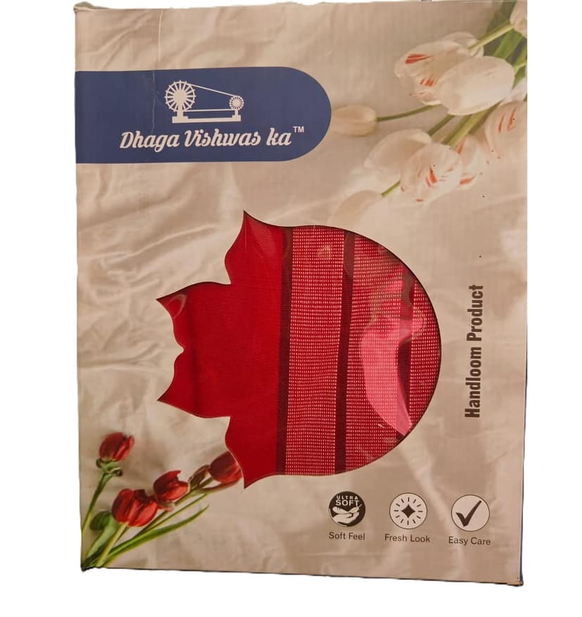 Dhaga Vishwas Ka Handloom Cotton Stole view 4