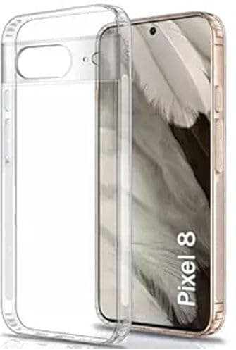 PLUGTECH TPU Ultra Hybrid Clear Camera Protection Back Cover Case for Google Pixel 8