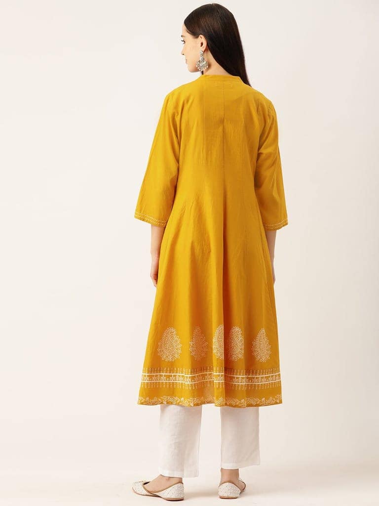 Ethnic Motifs Printed Kurta view 3