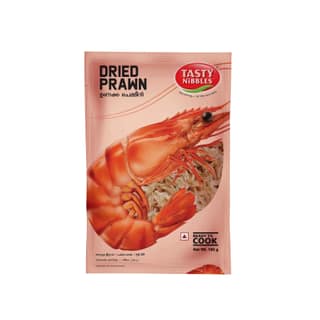 Tasty Nibbles Ready to Cook Dried Prawn With Head and Tail 100g