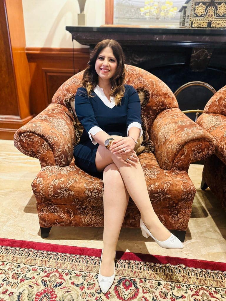 Blue Pencil Skirt Office Dress view 3