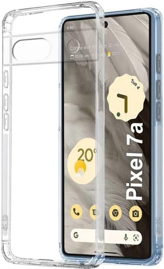 PLUGTECH TPU Ultra Hybrid Clear Camera Protection Back Cover Case for Google Pixel 7A