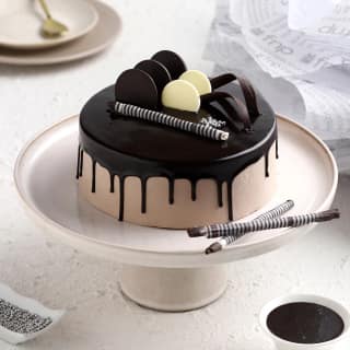 Chocolate Cream Cake Half Kg Eggless