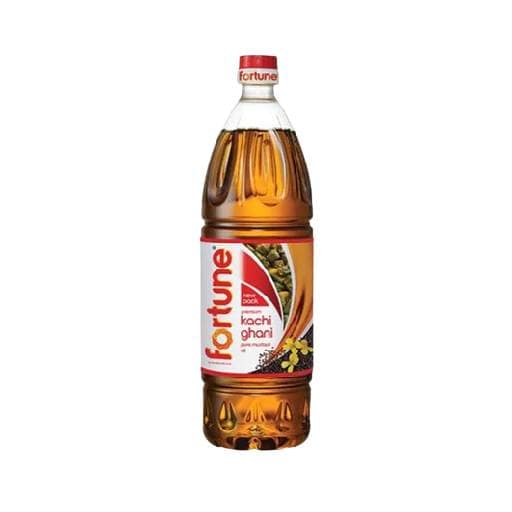 Fortune Kachi Ghani Mustard Oil 1 Ltr