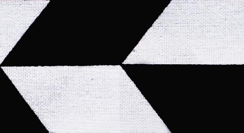 AIRWILL 100% Cotton Geometric Pattern 4 Seater Square Table Cover Sized, 56x56 inches (Black,White, Pack of 1) view 2