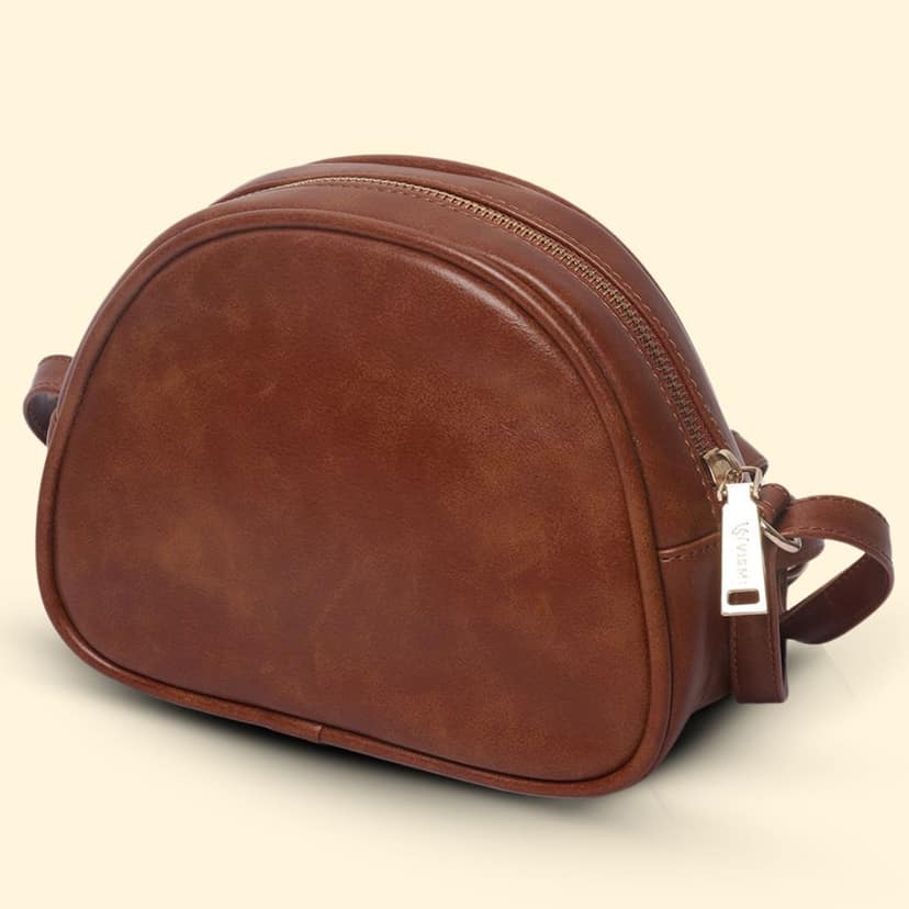VISMIINTREND Stylish Crossbody Sling Bag with Adjustable Strap | Pu Leather Travel Bag | for Women, Girls | Birthday | Anniversary | Diwali Gift view 4