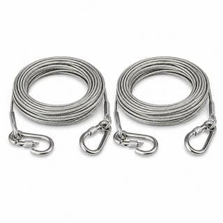 Long Multi-Purpose Steel Wire Rope for Home, Garden and Luggage Utility, 5 Metre Each, Set of 2