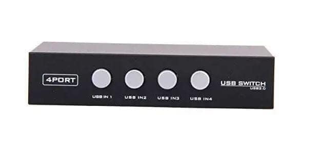 USB 2.0 Manual 4 Port Printer Scanner Sharing Switch view 2
