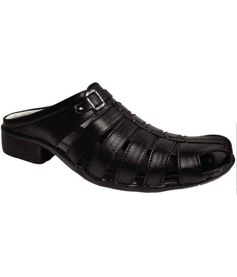 RAGE GAZE - Black Men's Sandals view 2