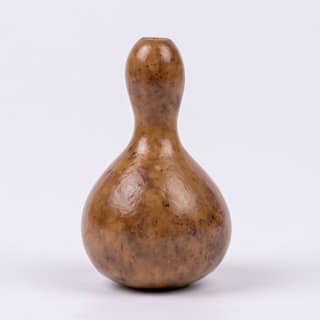 Handcrafted Wooden Miniature Gourd Charm (Without keyring)