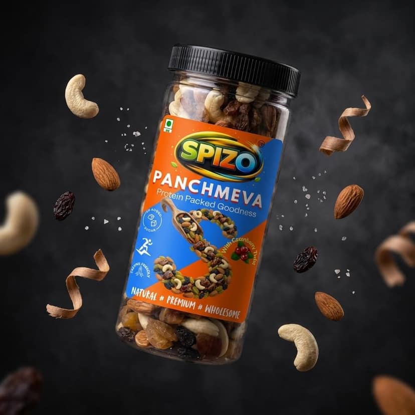 Spizo Panchmeva Dry Fruits Mix, 110g view 6