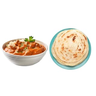 Butter Chicken Plus 2 Paratha