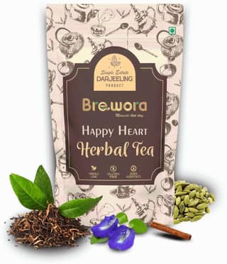 Brewora Happy Heart Herbal Tea Pouch - 100g