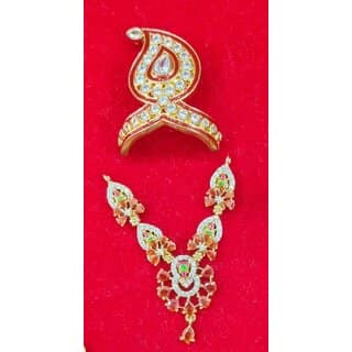 AD Jewellery set for Size 6 Laddu Gopal Ji