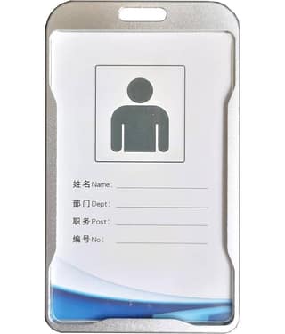 Dey 's stationery store Aluminium Card Holder ( Pack 1 )