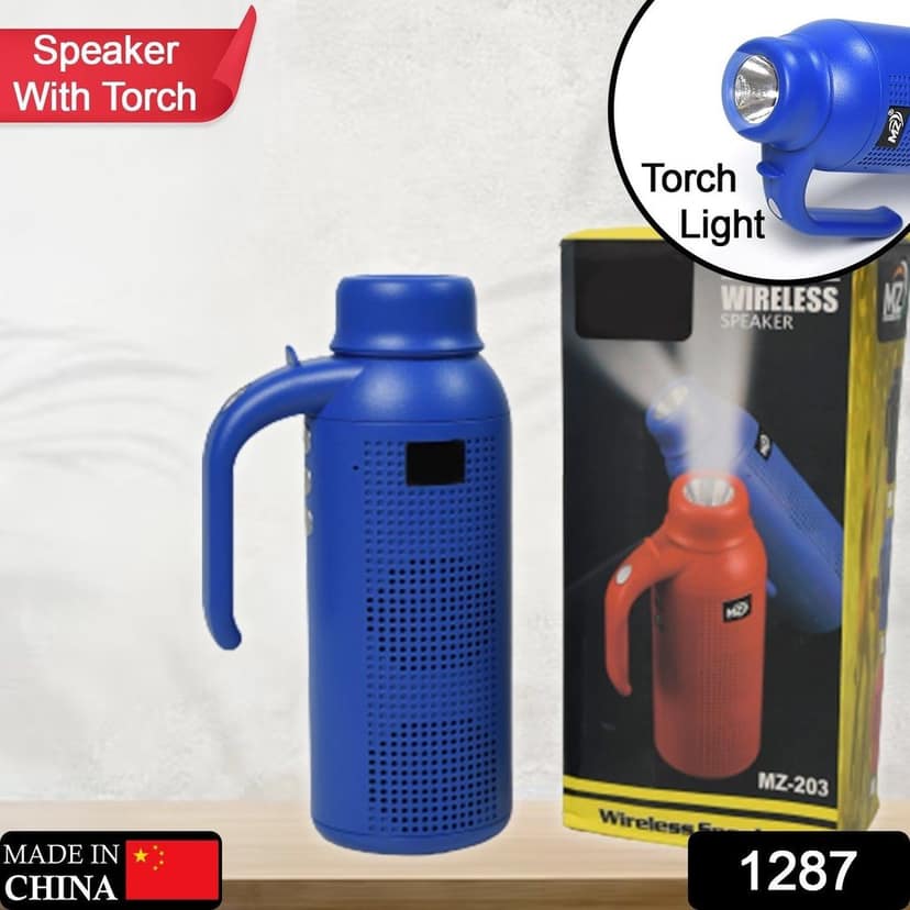 Smart Bluetooth Speaker with Torch & Night Flashlight view 2