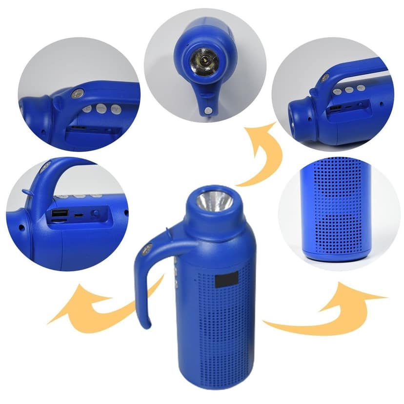 Smart Bluetooth Speaker with Torch & Night Flashlight view 7