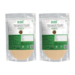 IRAIVI Premium Fenugreek Powder 200g | Methi | Vendayam | Eating & Hair Growth & Conditioning | Rich in Dietary Fiber & Protein | Culinary Spice & Wellness Aid | 100% Pure Natural Seed Powder