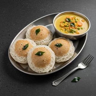 Veg Stew With Idiyappam (3 Piece)