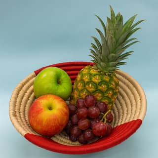 Woven Delight Fruit Basket