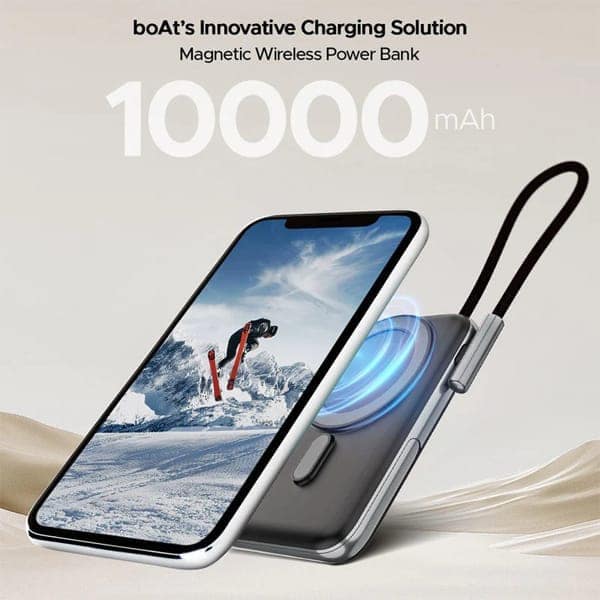 boAt EnergyShroom PB330 10K mAh Magnacharge Power Bank view 2
