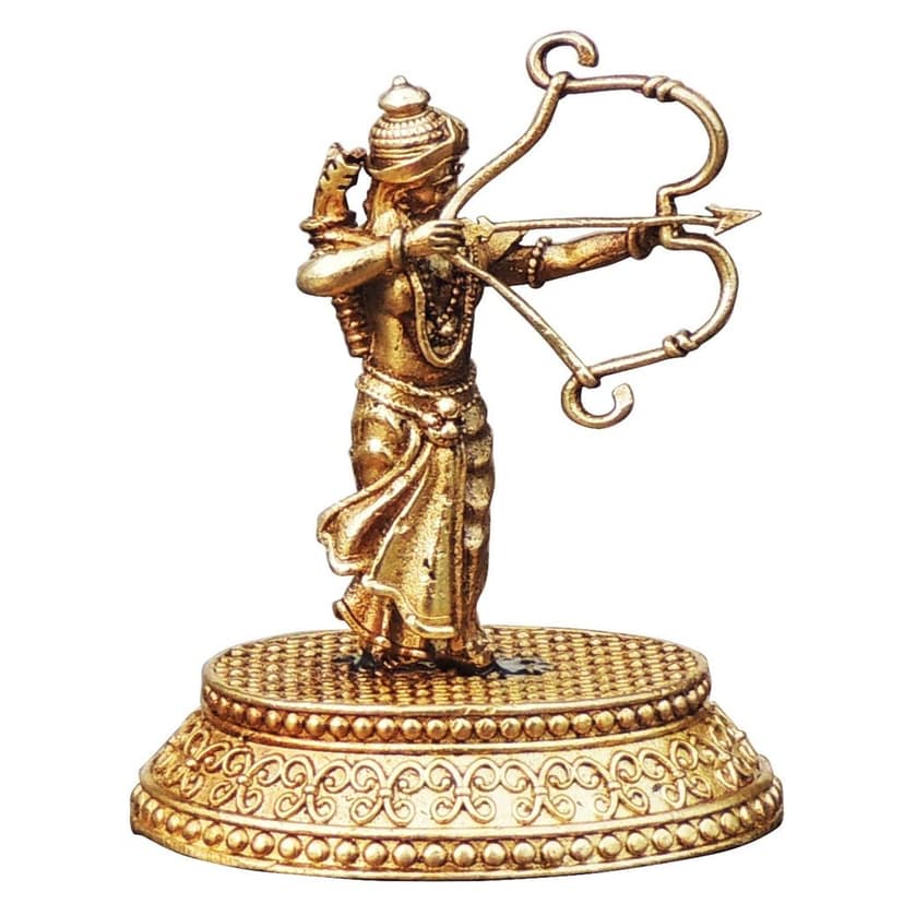 Brass Showpiece Ram Lala God Idol Statue (BSMAS1749 D) view 2
