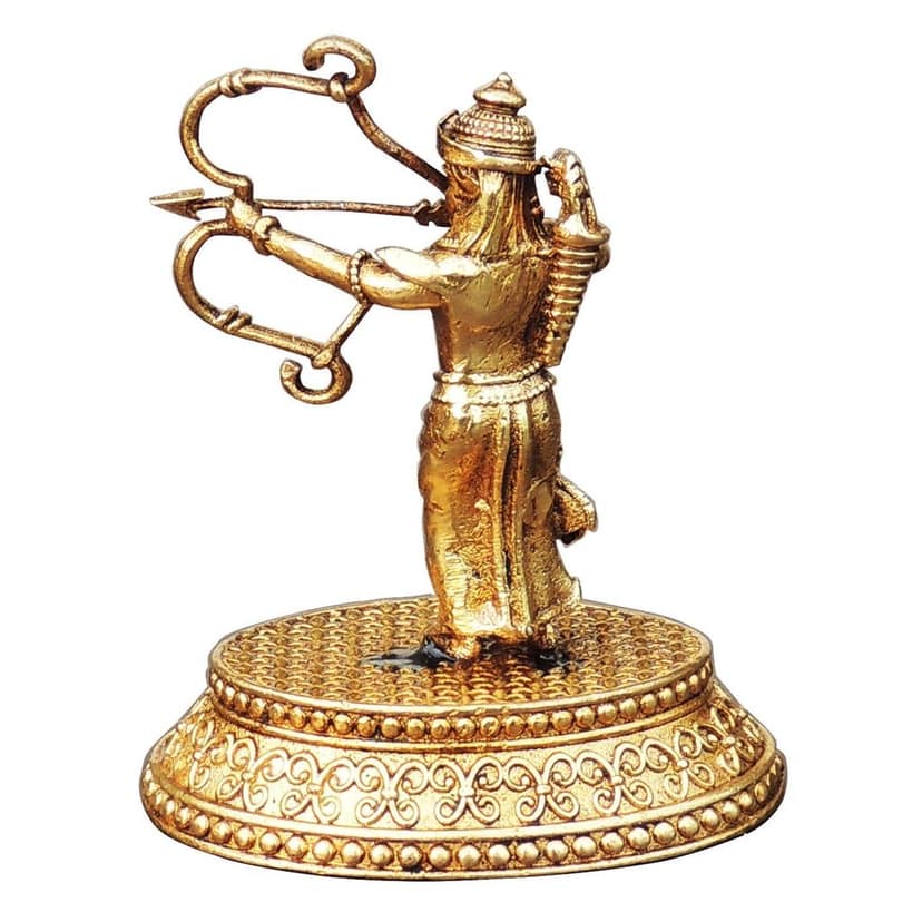 Brass Showpiece Ram Lala God Idol Statue (BSMAS1749 D) view 3