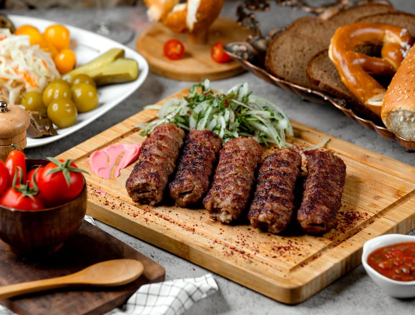 Chicken seekh kebab