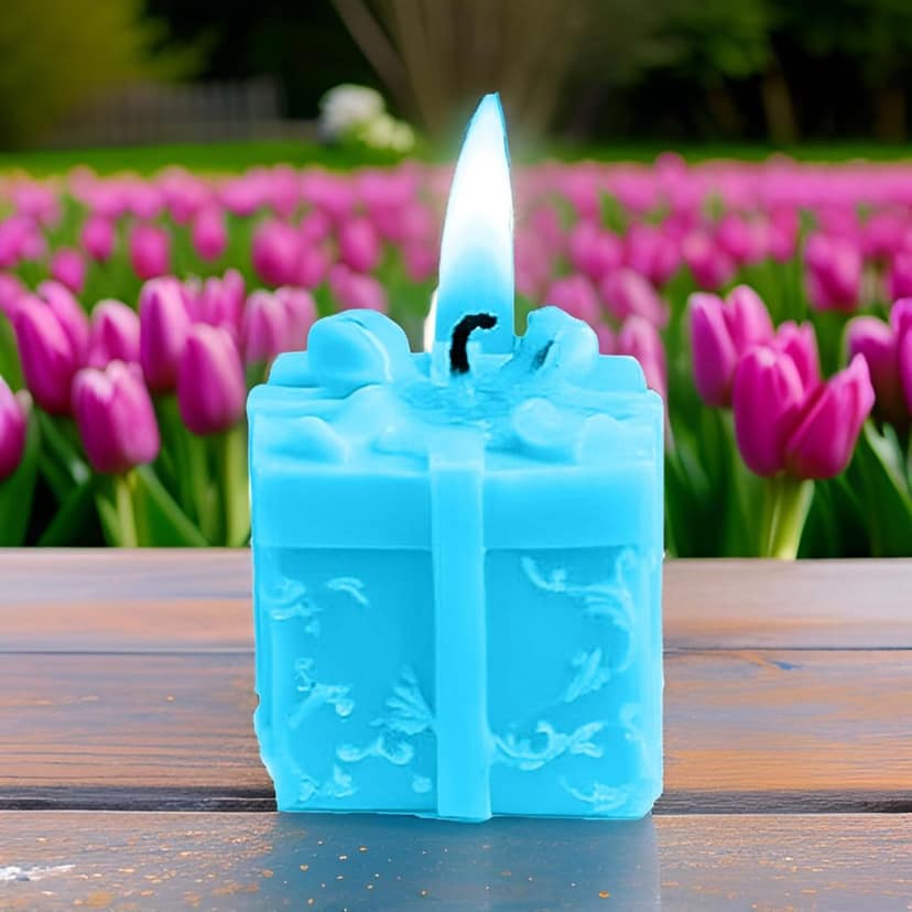 SS Enterprise Organic Soy Wax Gift Shape Candle for Home Decor | Scented Aromatic Fragrance Candles | Smoke-Free Pillar Candles