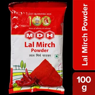 Mdh Powder - Lal Mirch, 100 G Pouch