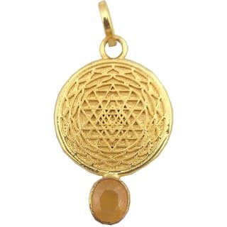 RS Jewellers yellow sapphire 5.01 Carat Panchdhatu Gold Plating Astrological for Men Women