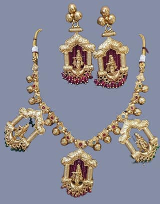 Temple Brass Beautiful Necklace