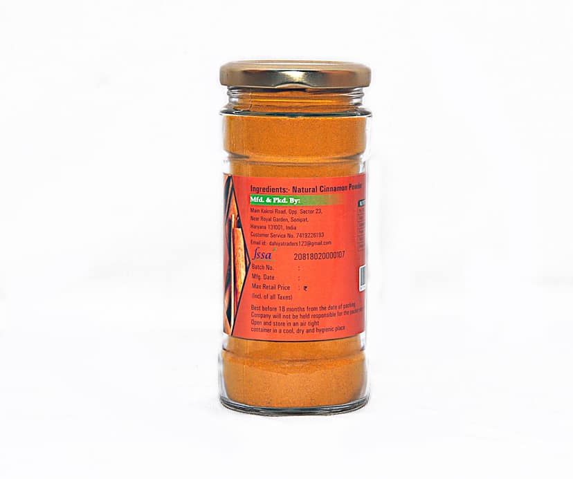 Natural Cinnamon Powder - 100% Pure & Organic - 150g view 2