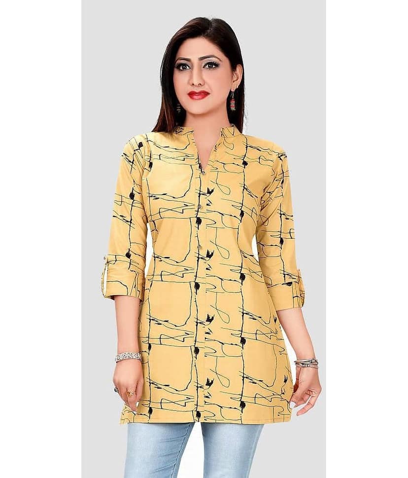 Rayon Short Kurti For Women (Pack of 1)