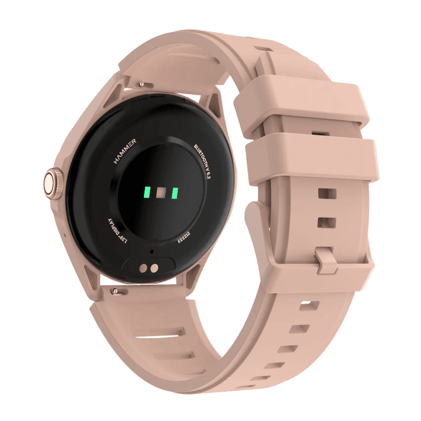 Hammer Cyclone Round dial smart watch with 1.39 inches Big Display & Bluetooth Calling view 3