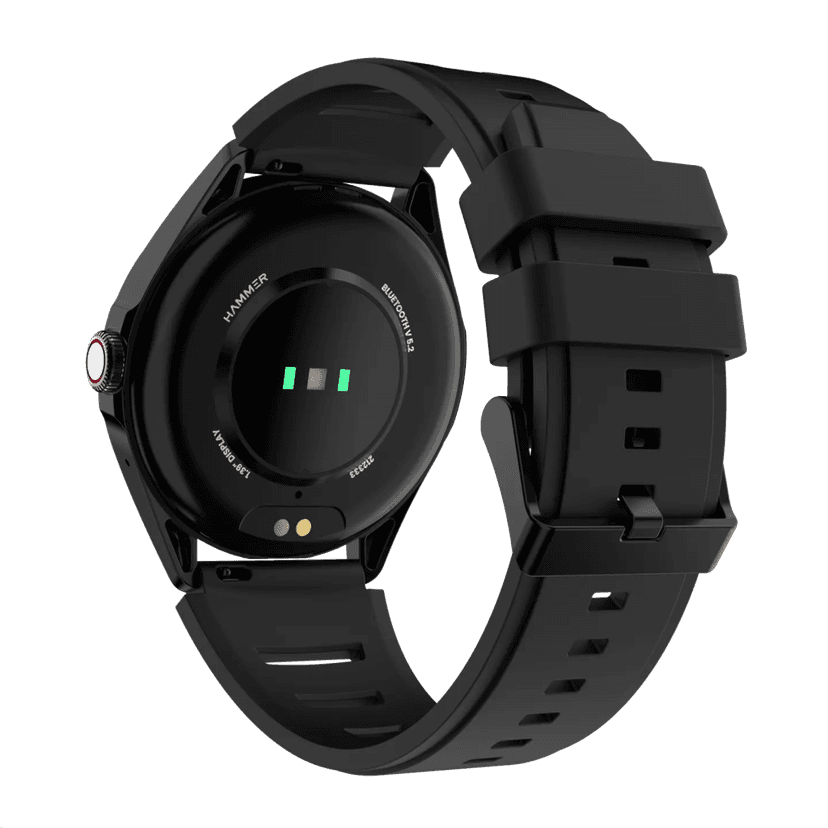 Hammer Cyclone Round dial smart watch with 1.39 inches Big Display & Bluetooth Calling view 8