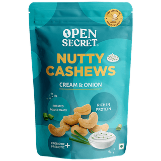 Open Secret Nutty Cashews- Cream & Onion, 135 gm