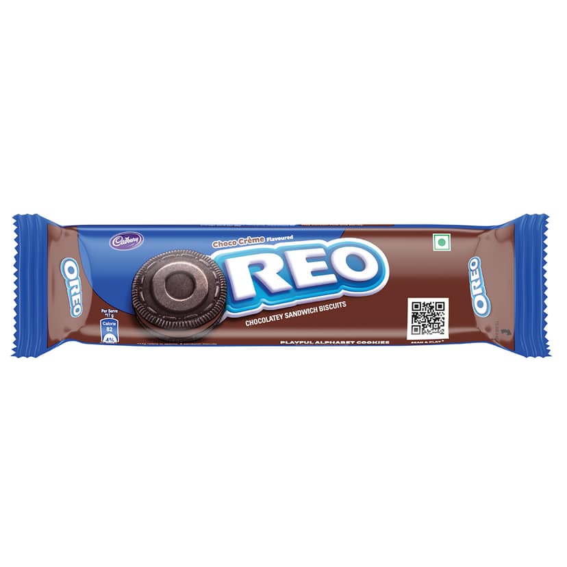 Cadbury Oreo Choco flavour Cookie Sandwich Cream Biscuit, 113.75 g