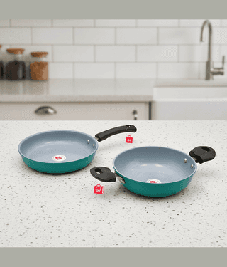 LAZYWINDOW Non Stick Iron Cookware Sets
