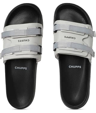 CHUPPS Dark Grey Men's Slide Flip Flop