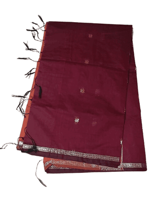 Kalyani Cotton Saree for Women | Soft Pure Cotton Saree with Blouse Piece | Traditional Daily Wear Handloom Style Saree | Lightweight Breathable Cotton Saree for Office, Casual & Festive Wear