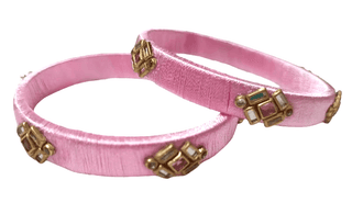 Pink Thread Bangles
