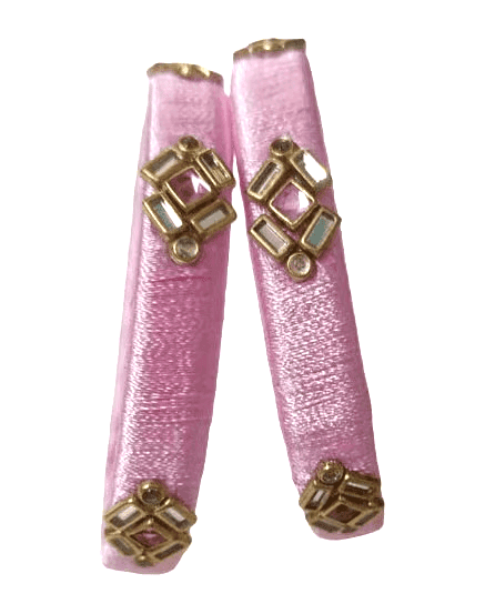 Pink Thread Bangles view 3