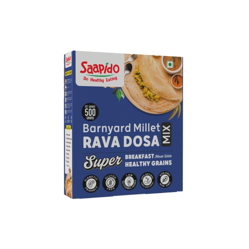 Saapido Barnyard Millet Rava Dosa Mix 500 Gms