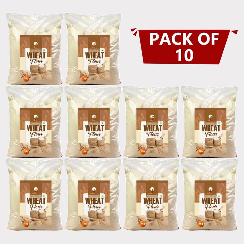 Wheat Flour (1 kg), pack of 10