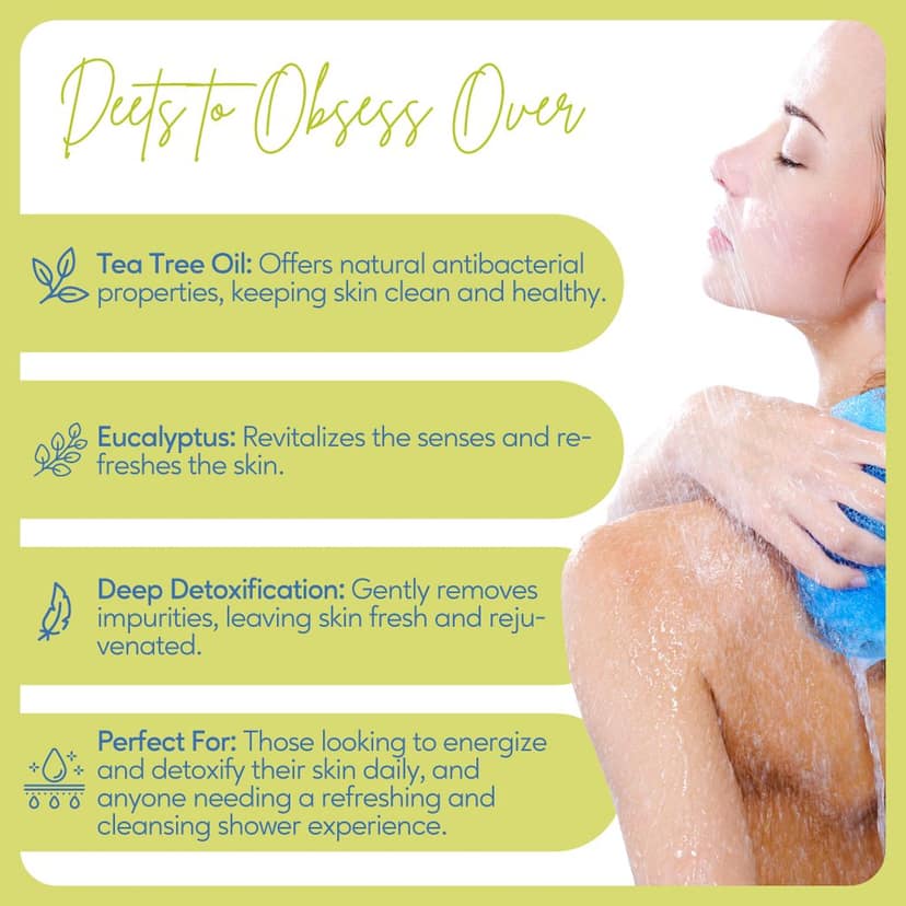 Careberry Tea Tree Oil Shower Gel + Body Lotion Combo, Ayush Certified Ayurvedic, Sulphate & Paraben Free view 10
