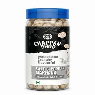 Chappan Bhog Salt & Pepper Makhana - 70 gm - One plastic jar