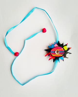 Vibrant' Handmade Rakhi
