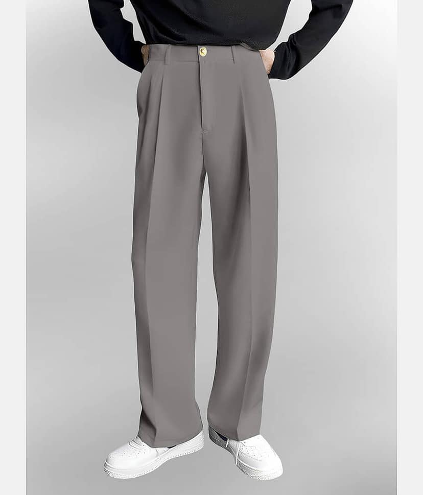 FTX Loose Men's Korean Pant - Grey ( Pack of 1 )