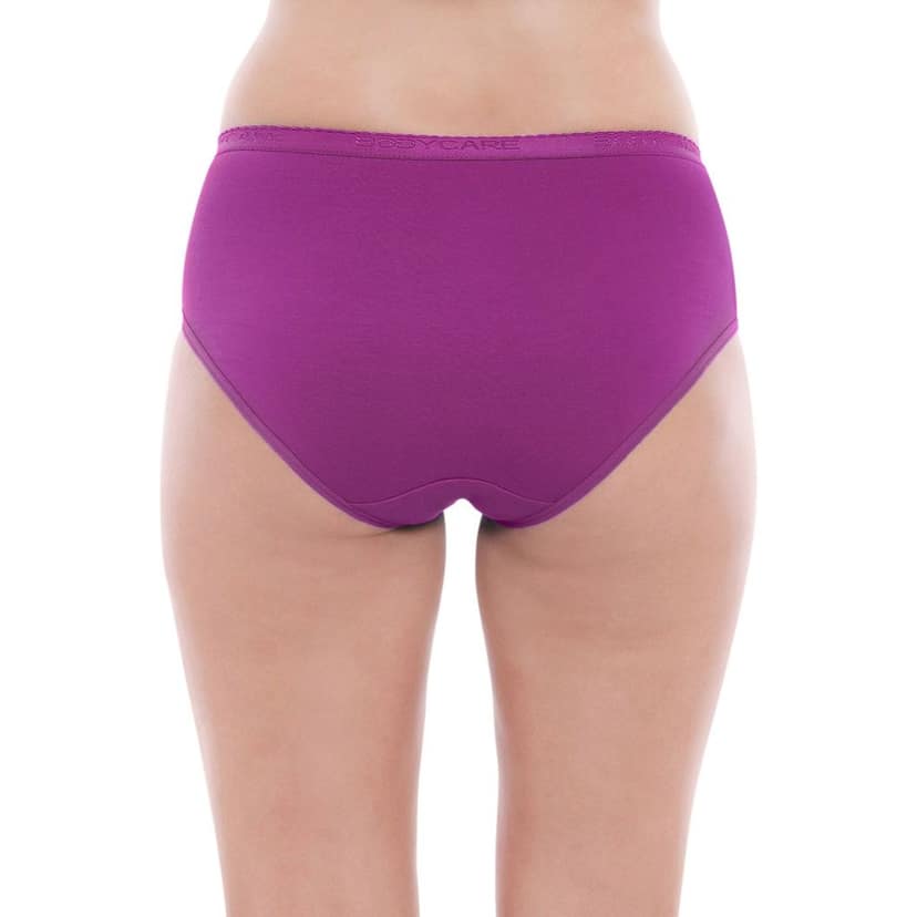Bodycare women's combed cotton assorted Hipster Panty Pack of 3 ( E32D ) view 4